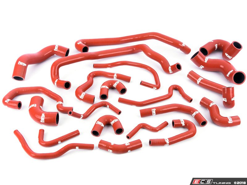 Silicone Coolant Hose Kit - Red