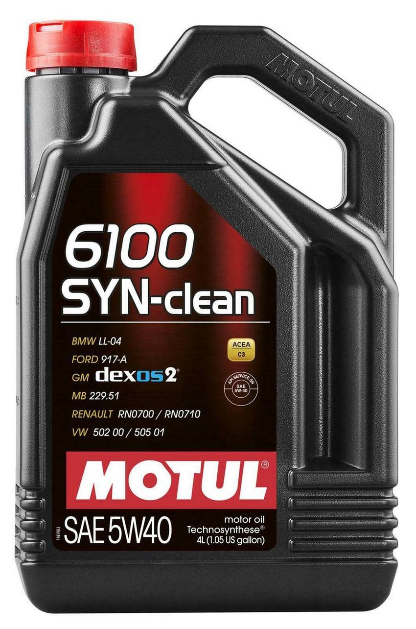 Audi BMW Engine Oil (5w40) (4 Liter) (SYN-Clean 6100) – Motul 107942