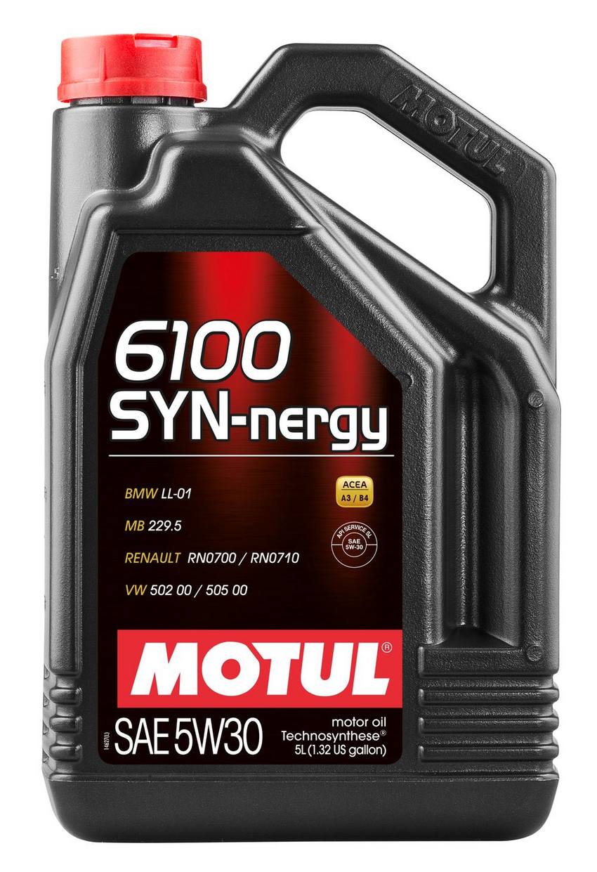 Audi BMW Engine Oil (5w30) (5 Liter) (SYN-Nergy 6100) 83212365947 – Motul 107972