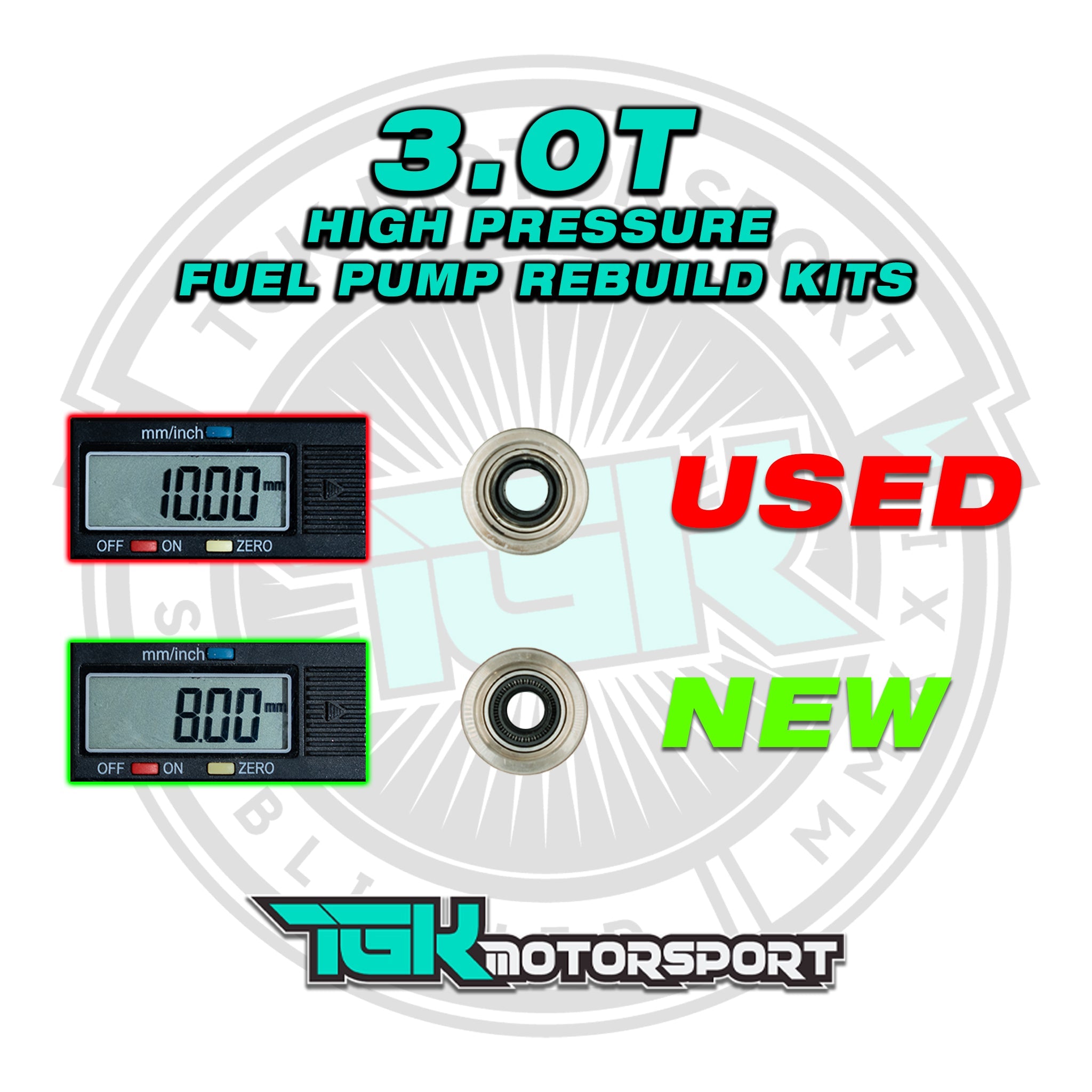 TGK Motorsport  High Pressure Fuel Pump Seal Rebuild Kit - 3.0T