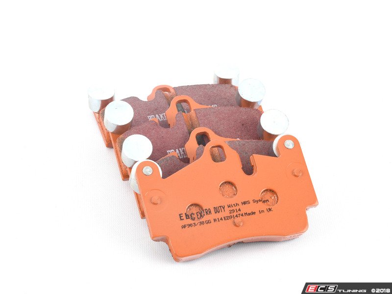 Extra Duty Orangestuff Rear Brake Pad Set