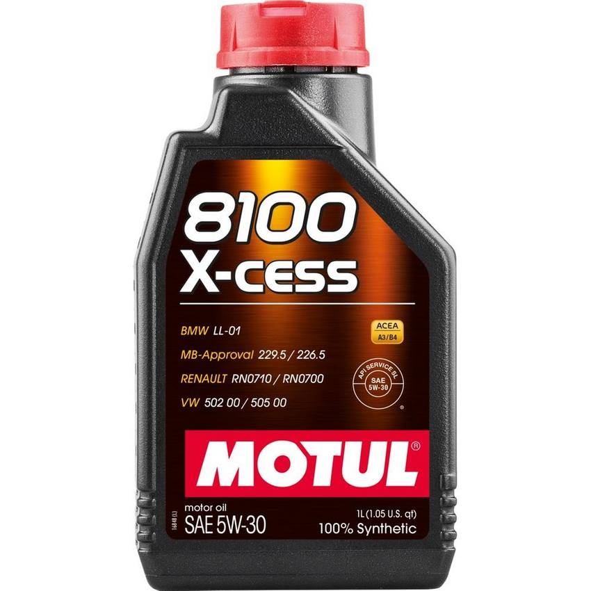 BMW Jaguar Engine Oil (5W-30) (1 Liter) (X-Cess 8100) – Motul 108944