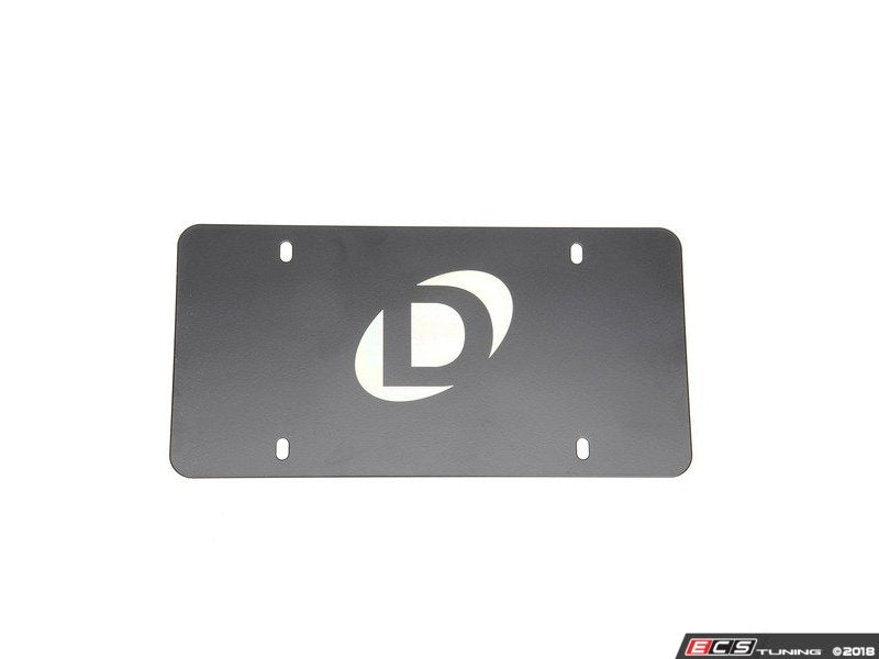 Dinan Marque Plate - Black with Offset Logo