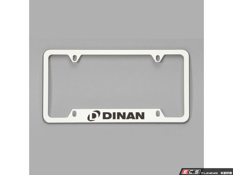 Dinan License Plate Frame - Polished