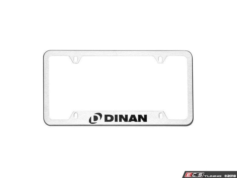 Dinan License Plate Frame - Stainless Steel