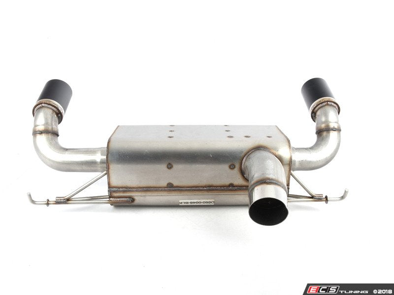 Stainless Axle-Back Exhaust - Black Tips