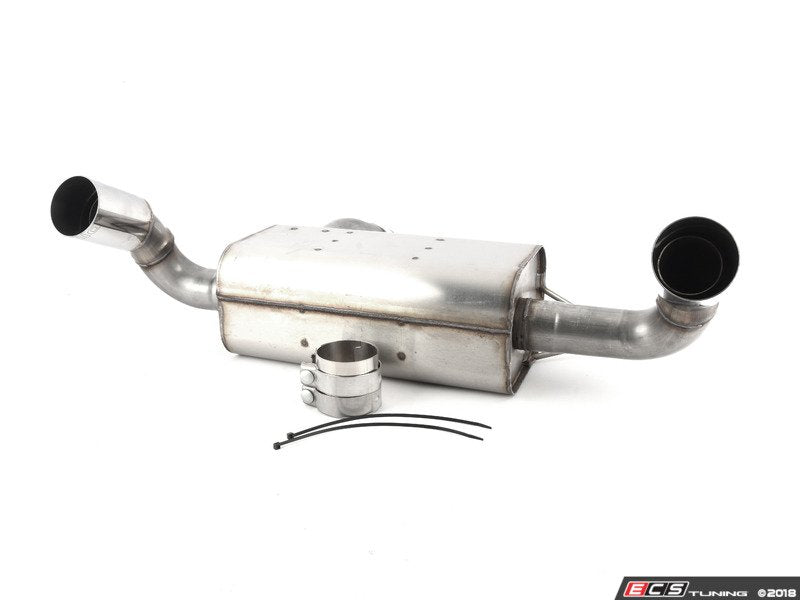 Stainless Axle-Back Exhaust - Polished Tips