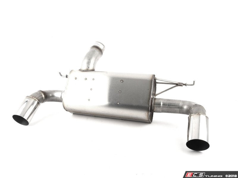 Stainless Axle-Back Exhaust - Polished Tips