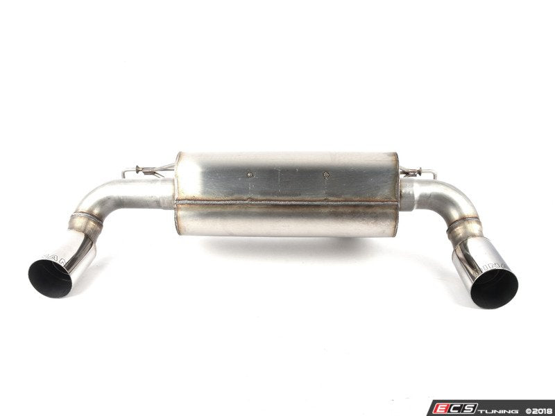 Stainless Axle-Back Exhaust - Polished Tips