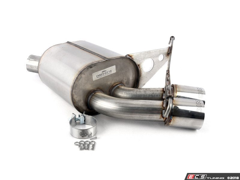 Stainless Axle-Back Exhaust - Polished Tips