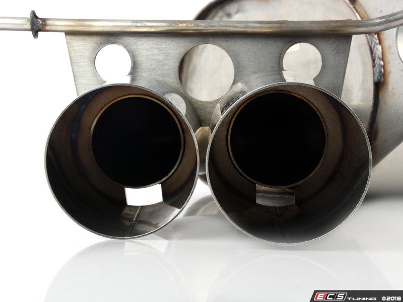 Stainless Axle-Back Exhaust - Polished Tips