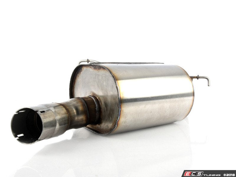 Stainless Axle-Back Exhaust - Polished Tips