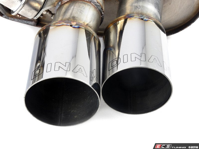 Stainless Axle-Back Exhaust - Polished Tips