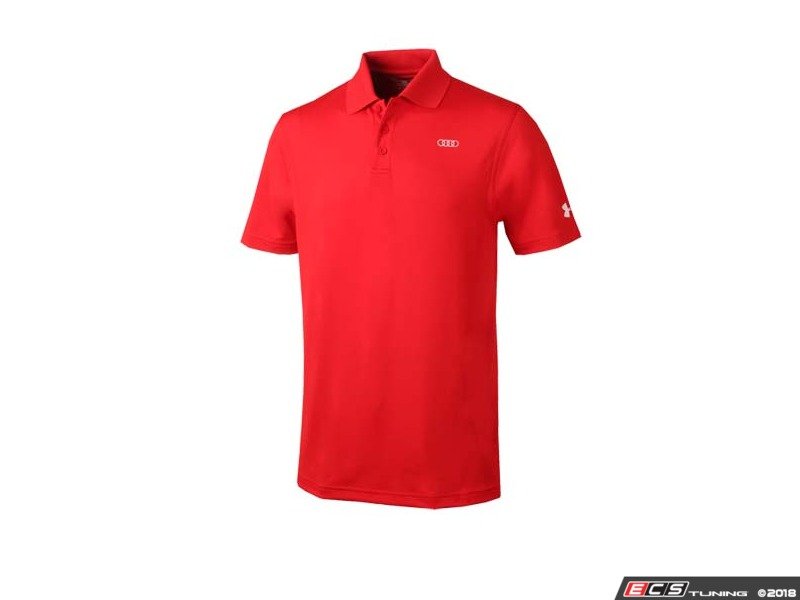 Under Armour Performance Polo - Red - Mens Large