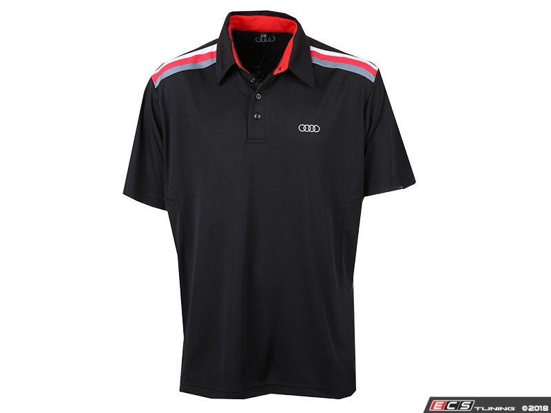 Raceway Polo - Black - Mens Large