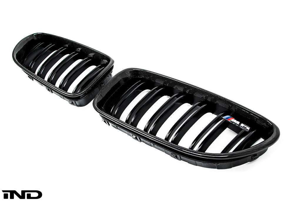 IND F06 / F12 / F13 M6 Carbon Fiber Front Grille Set