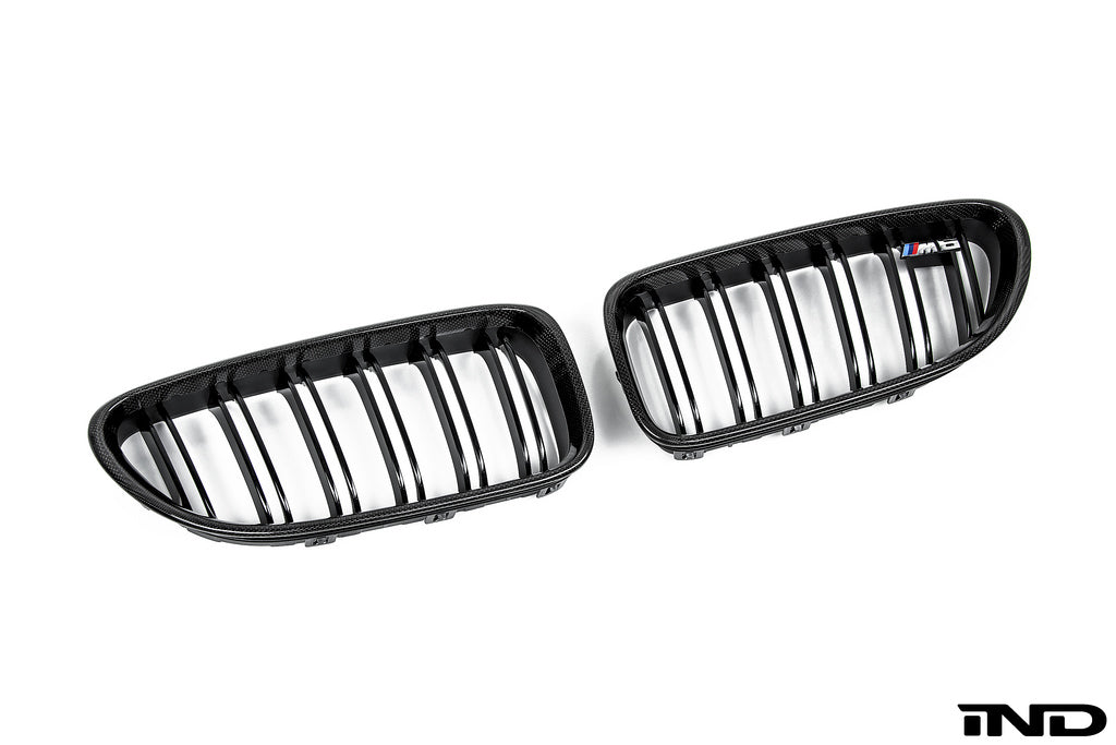 IND F06 / F12 / F13 M6 Carbon Fiber Front Grille Set