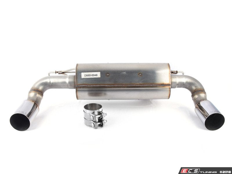 Stainless Axle-Back Exhaust - Polished Tips