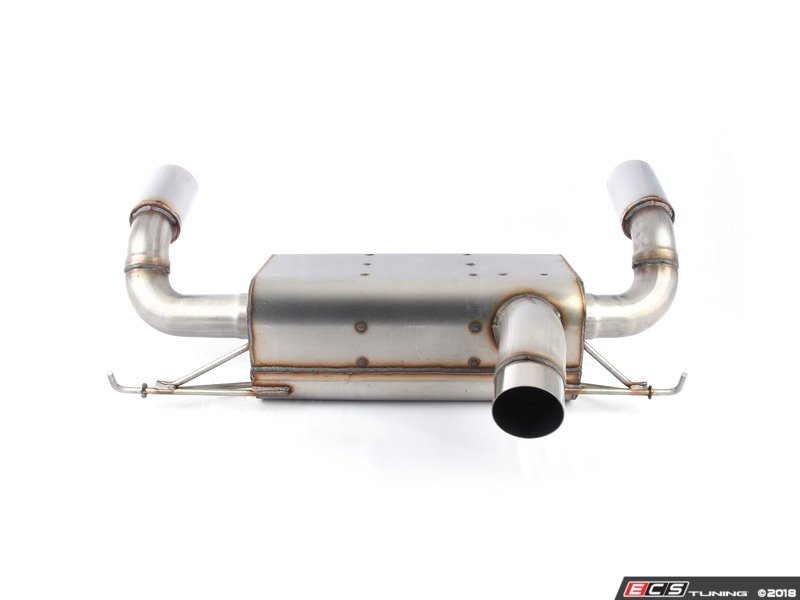 Stainless Axle-Back Exhaust - Polished Tips