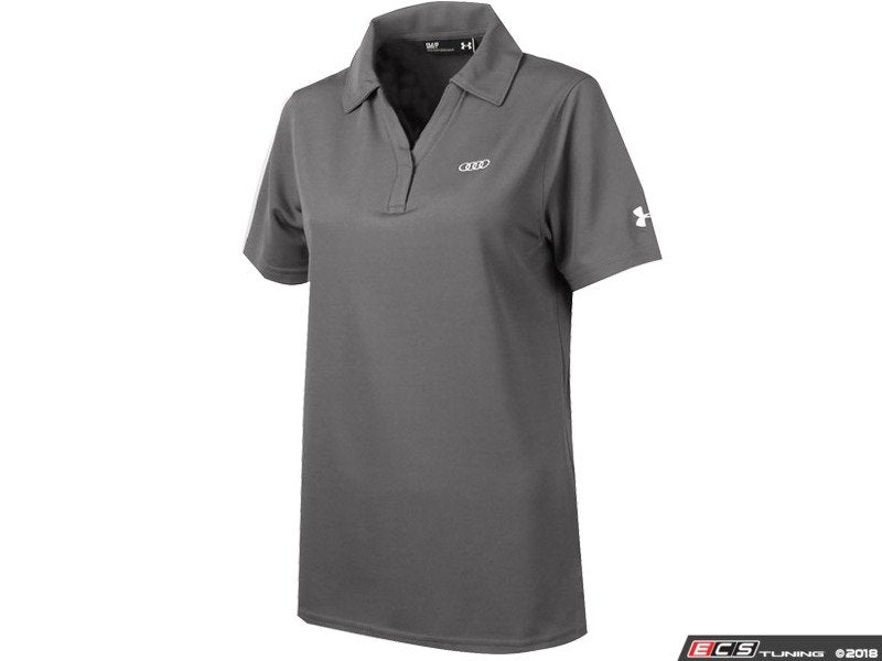 Under Armour Performance Polo - Charcoal - Ladies Large