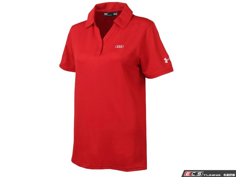 Under Armour Performance Polo - Red - Ladies Medium