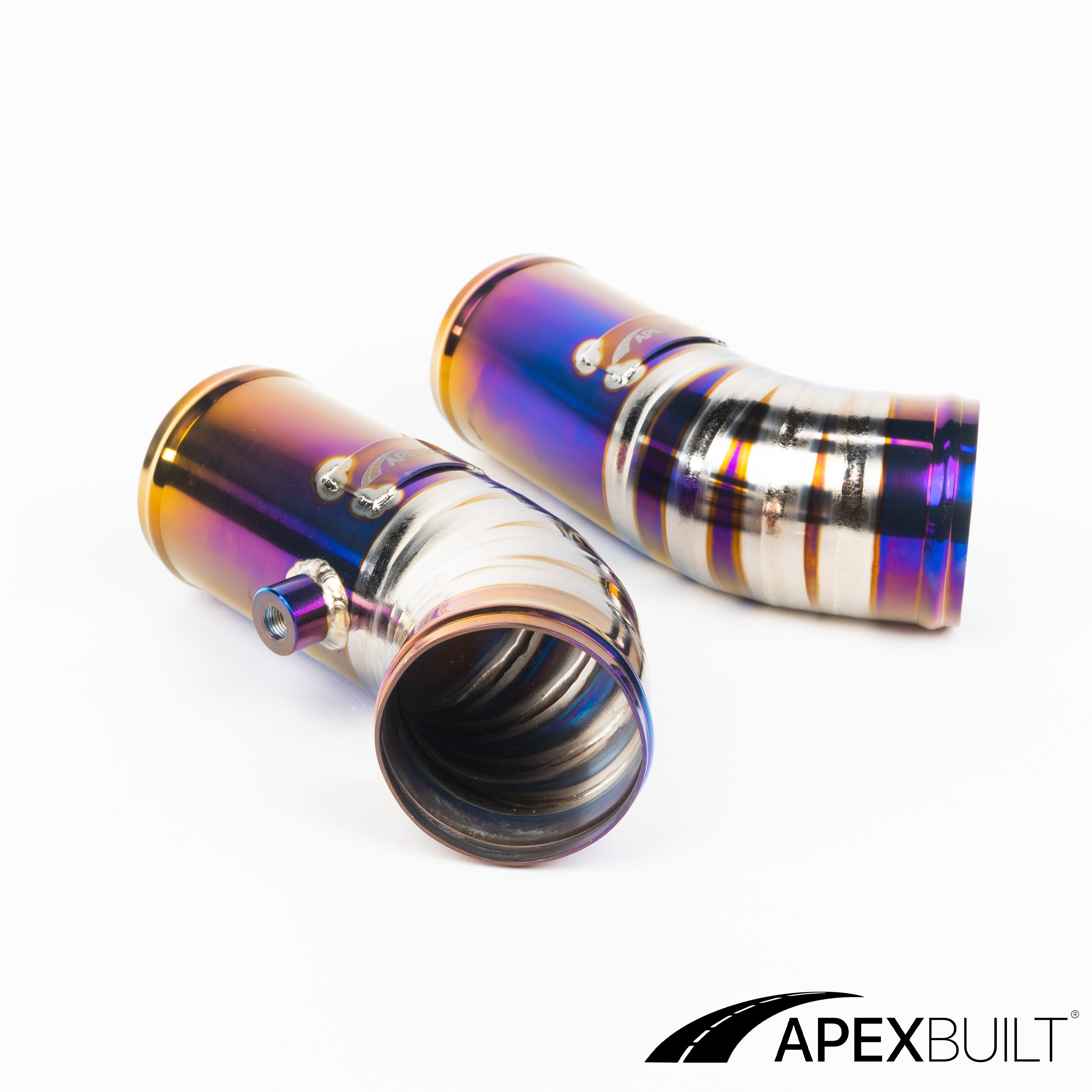 ApexBuilt® BMW F10 M5 & F06/F12/F13 M6 Titanium Charge Pipe Kit (S63TU, 2012-17)