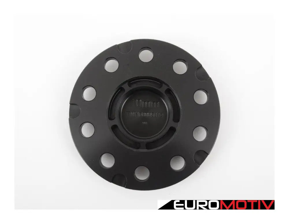 10Mm Wheel Spacers With Integrated Hub Extenders - Black (Pair)