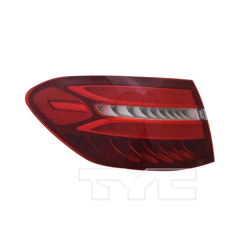 Tail Light Assembly – Driver Side (Outer) (LED) (Red – Clear)