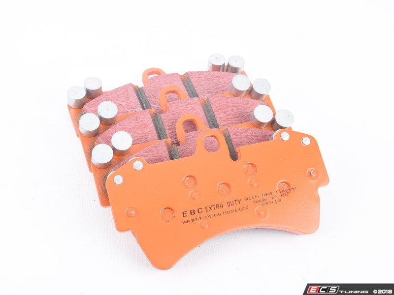 Extra Duty Orangestuff Front Brake Pad Set