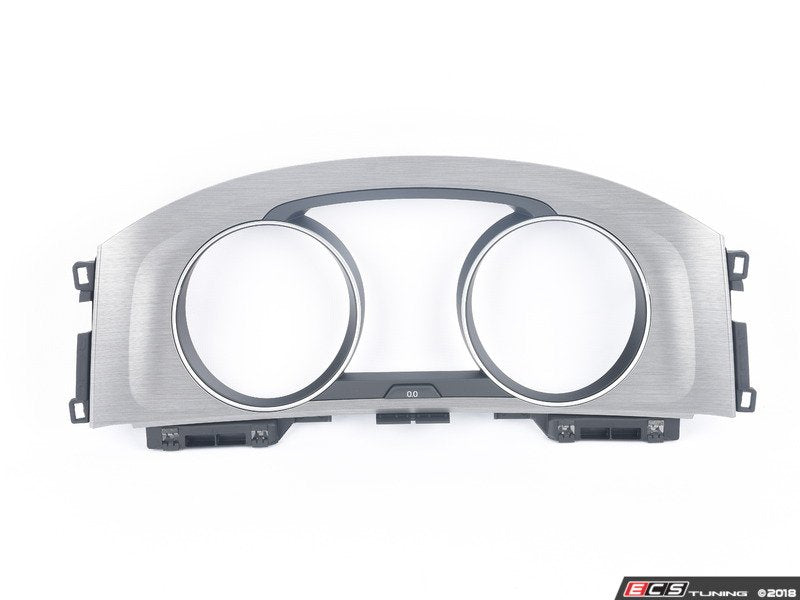 Instrument Cluster Trim - Satin black/New brushed