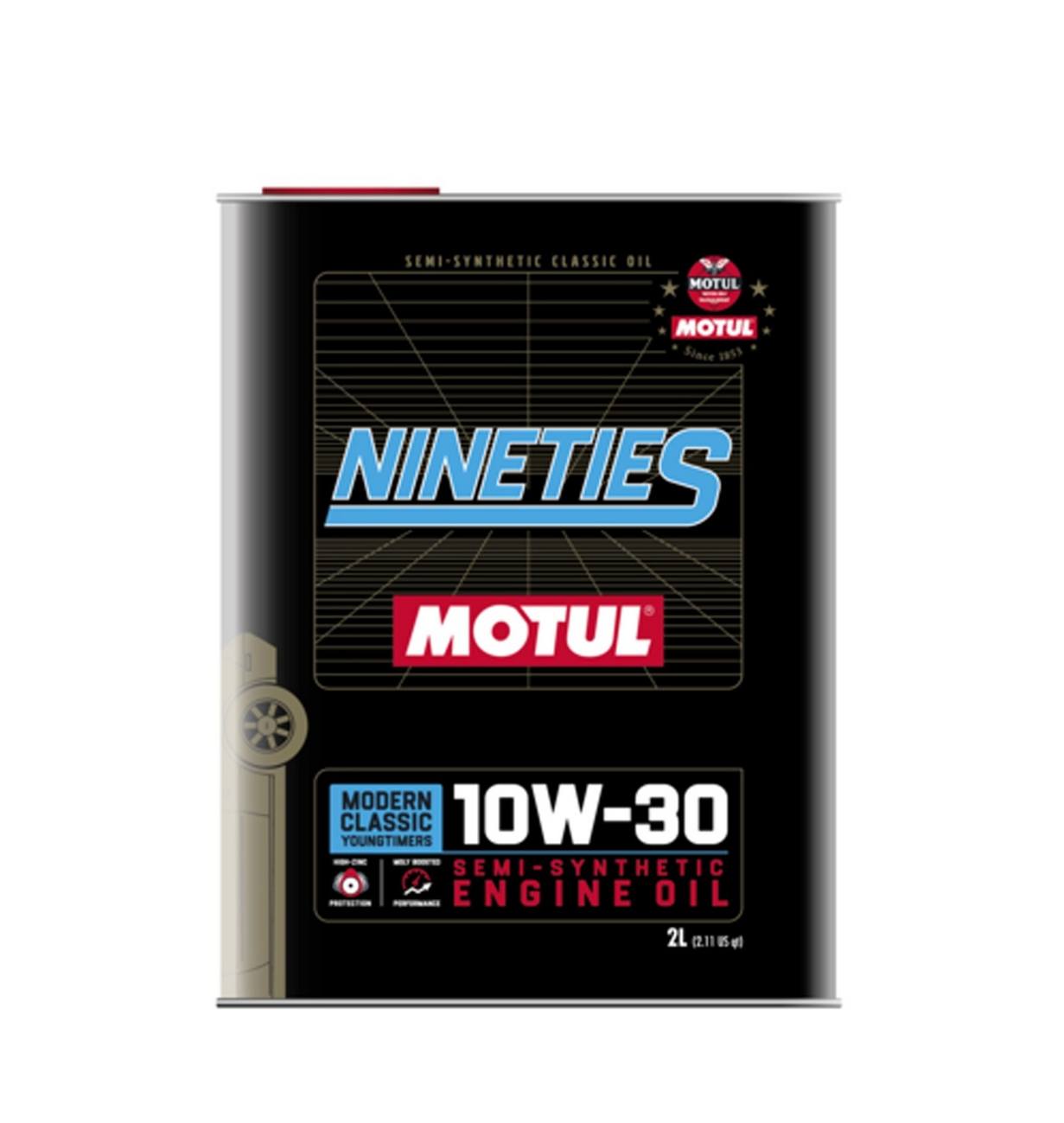 Engine Oil (10W-30) (2 Liter) (Classic Nineties) – Motul 110620