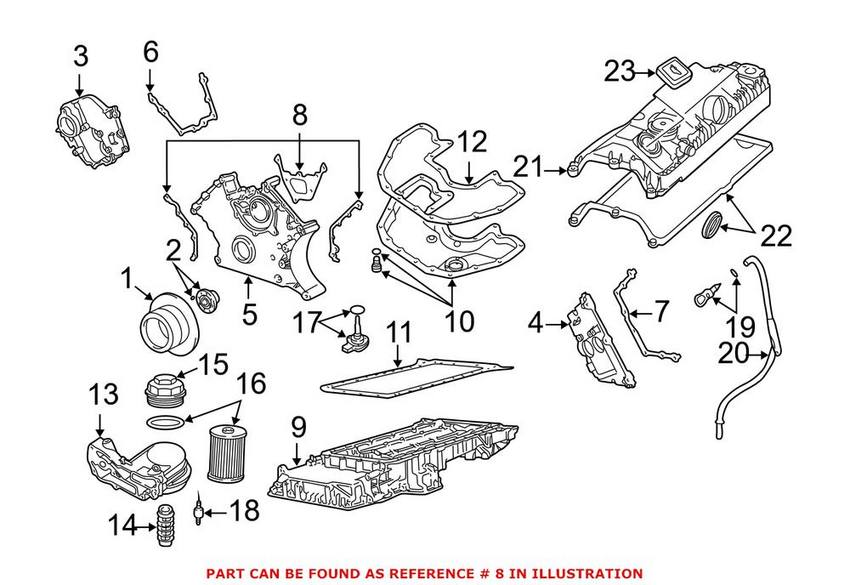 Timing Cover Gasket Set – Lower