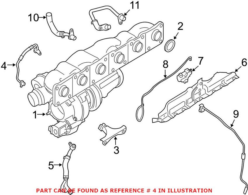 Turbocharger Oil Line