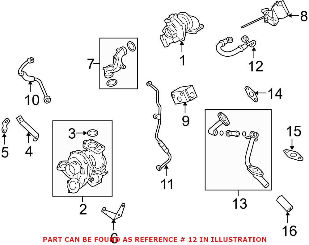 Turbocharger Oil Line