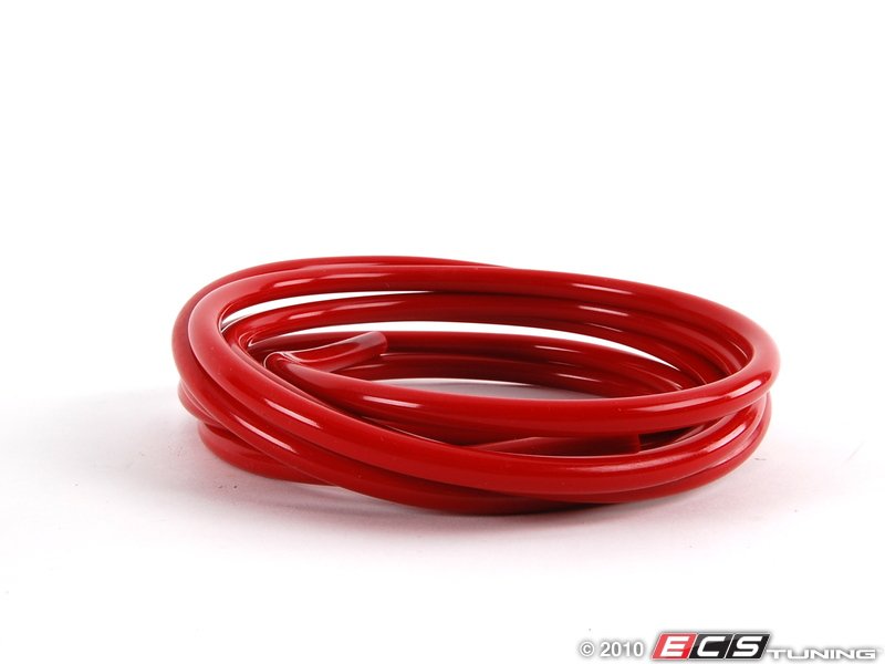 Silicone Vacuum Hose - Red - 9 Feet