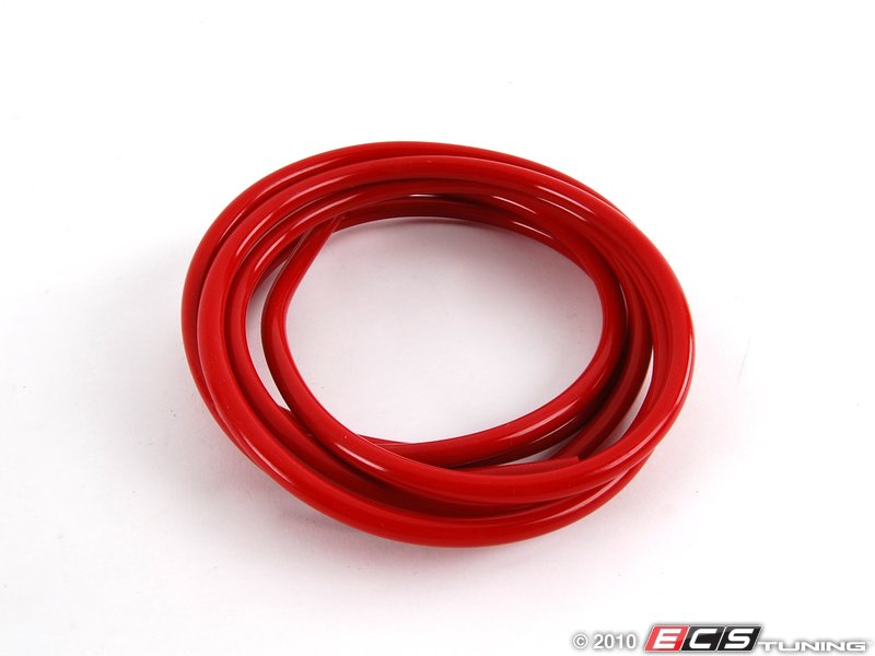 Silicone Vacuum Hose - Red - 9 Feet