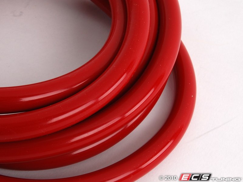 Silicone Vacuum Hose - Red - 9 Feet