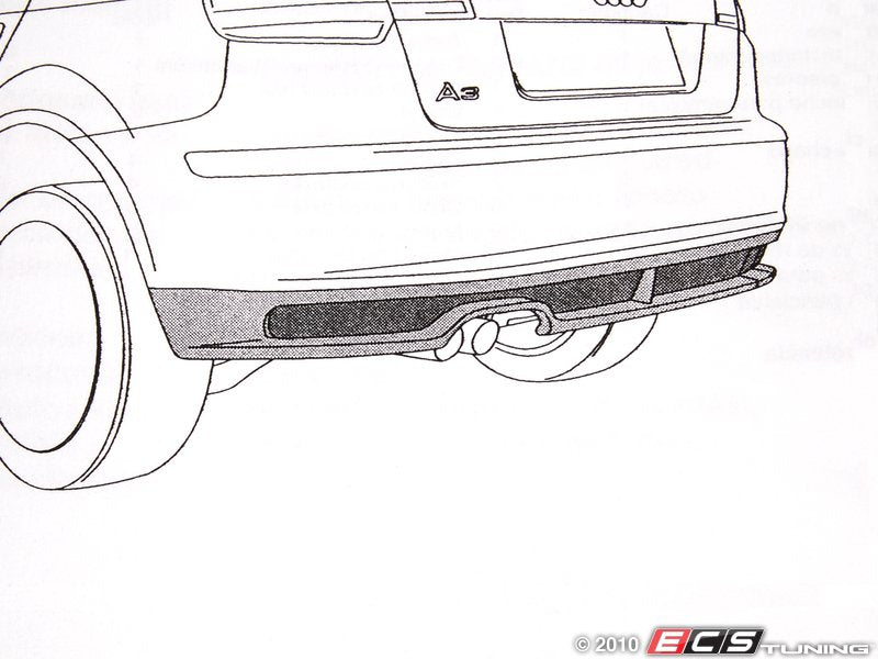 Audi A3 Rear Diffuser/Valance