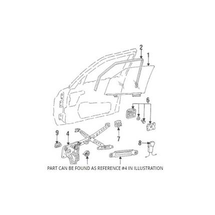 Mercedes Window Regulator – Front Driver Side 1267201746