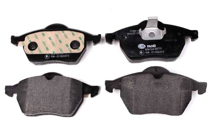 Audi SAAB Disc Brake Pad Set – Front 99900005 – Akebono Euro Ultra-Premium 12759808