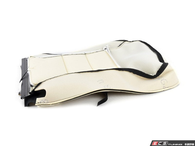 Left Upper Seat Cover - Black Leather (Non-Sport)