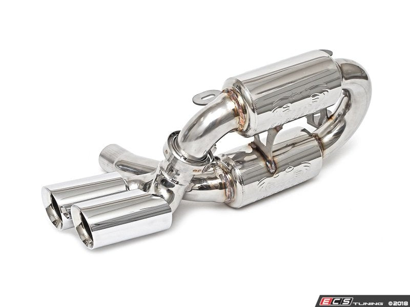 Supercup Exhaust System - Polished Chrome Quad Tips