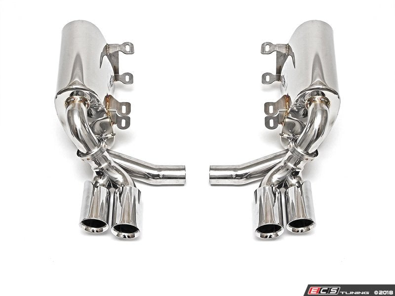 Maxflo Performance Exhaust System - Black Chrome Quad Tips