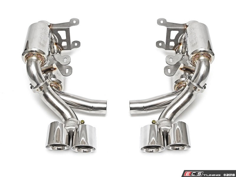 Supercup Exhaust System With Quad Style Tips in Polished Chrome