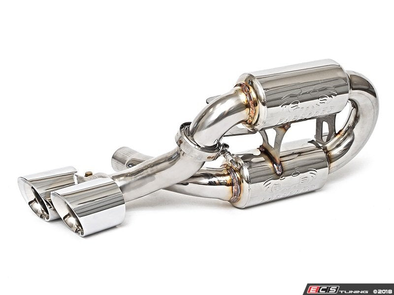 Supercup Exhaust System With Quad Style Tips in Polished Chrome