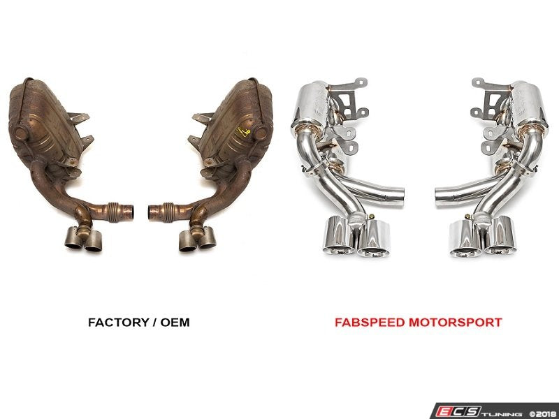 Supercup Exhaust System Without Tips - Re-Use Factory Tips