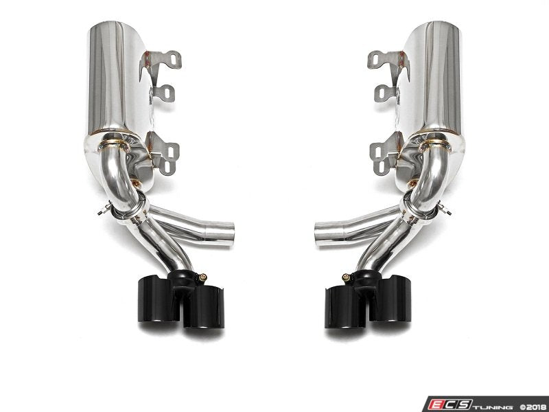 Maxflo Performance Exhaust System - Polished Chrome Quad Tips