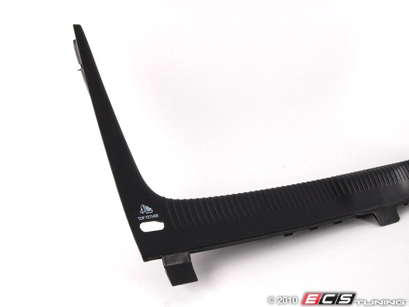 Rear Lock Carrier Trim - Titanium Black