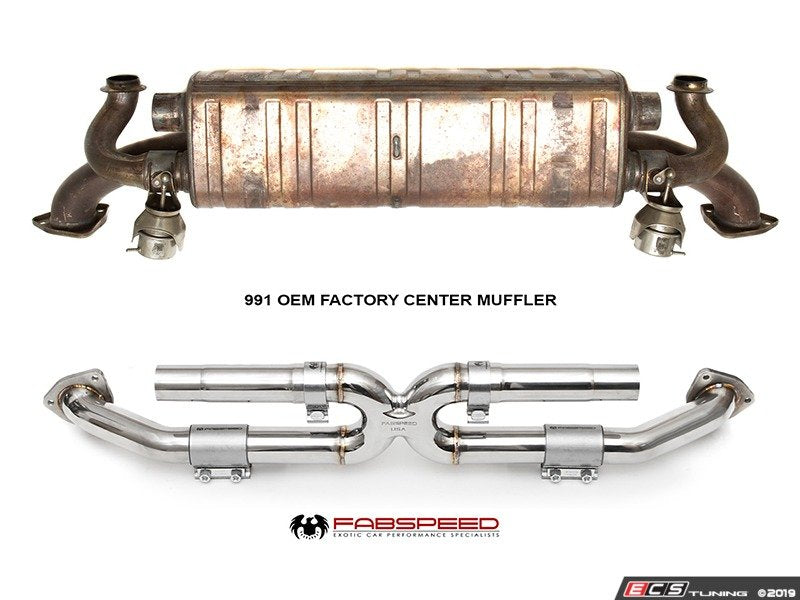 Center Muffler Bypass X-Pipe