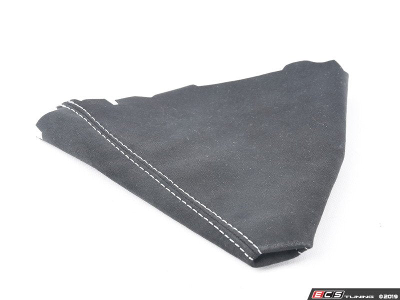 BFI Manual Alcantara Shift Boot - Silver Stitching